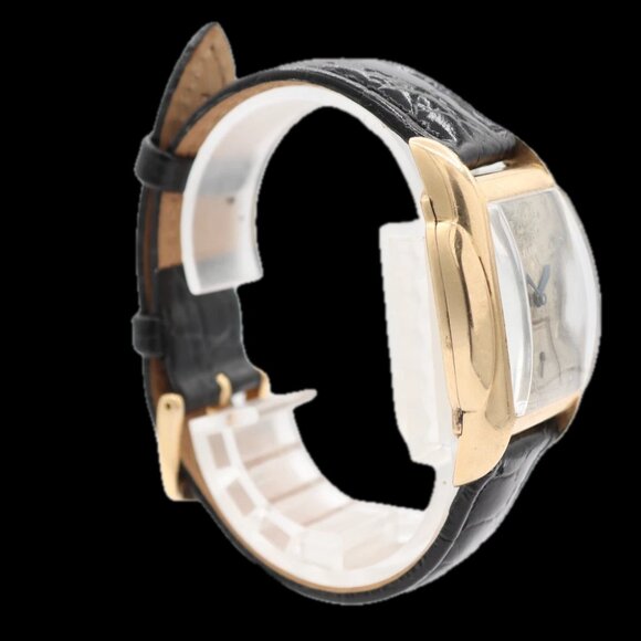 Vintage Elgin Rectangular Men's Mechanical Wristwatch 525 USA 14k Gold Filled - Picture 3 of 5